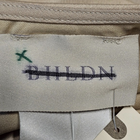 NWT BHLDN Cali Satin Charmeuse Midi Dress in "Oyster" Size Medium 6 - Picture 13 of 16